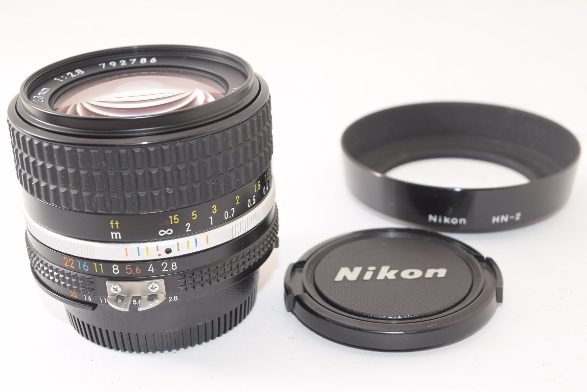 みラッピング無料 ☆極上品☆ Nikon ニコン Ai-s NIKKOR 28mm F2.8