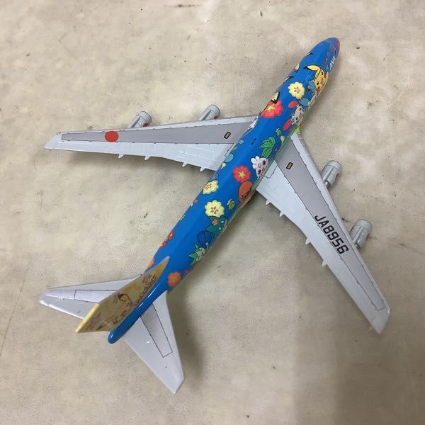 1円〜 全日空商事 1/500 ANA ボーイング747-400 ポケモンジェット お花