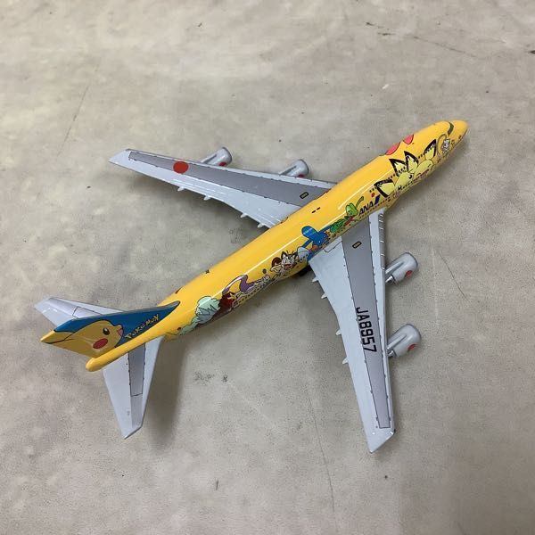 1円〜 全日空商事 1/500 ANA ボーイング747-400 ポケモンジェット お花