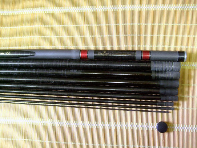 ダイワ 鮎 アモルファスウイスカー トーナメント 銀影 中硬硬 100