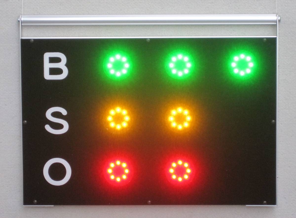 無線 野球カウント BSOカウンター　BSOボード