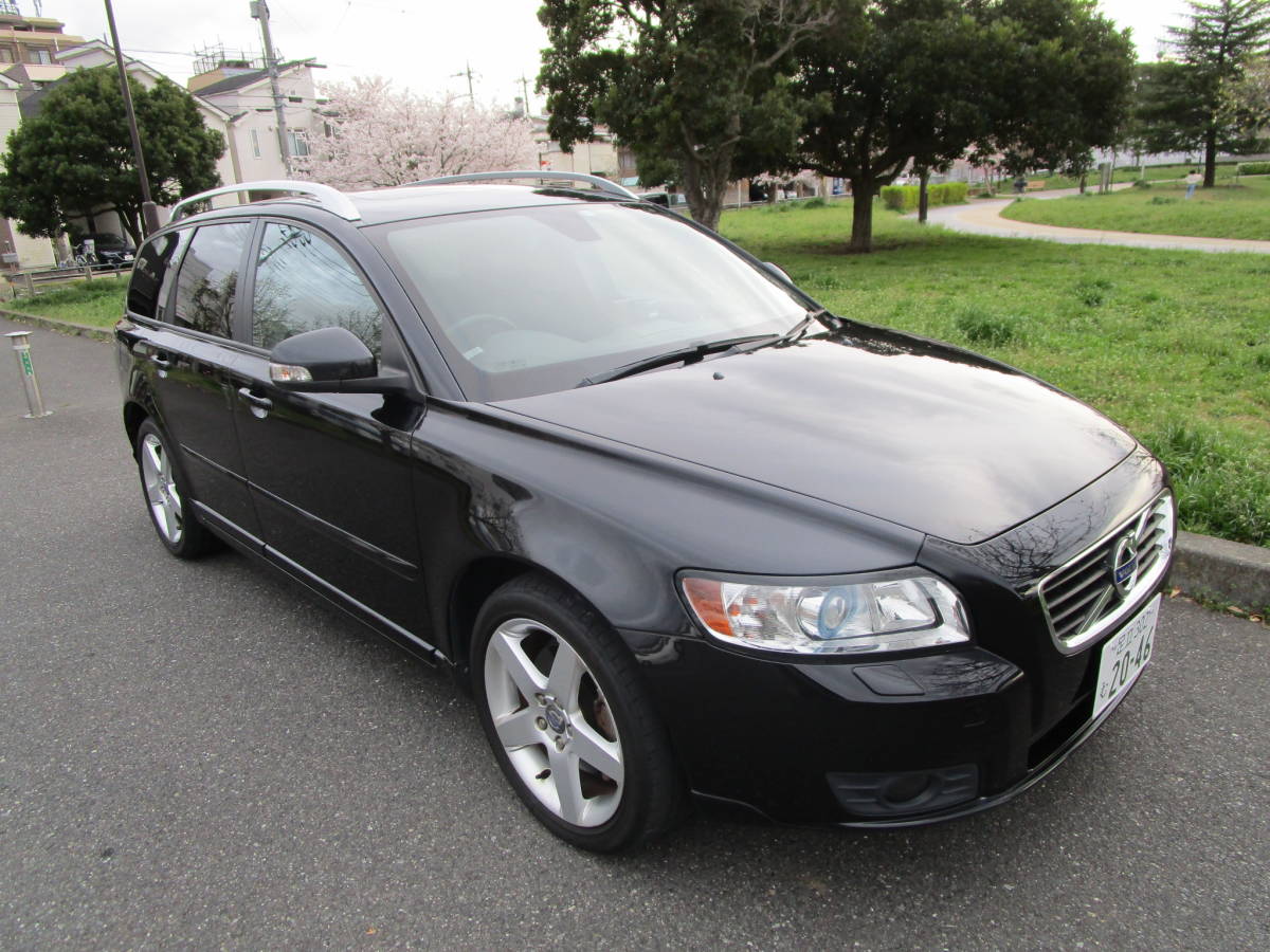 23年　最終モデル　V50 クラシック 　【予備車検付き】【実走行46.970km】★HID/レザーシート/HDDナビ/17インチアルミ/超美車！