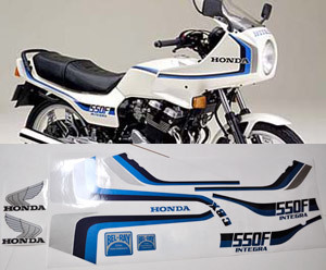 宅急便送料無料!絶版☆CBX550F/インテグラ純正カラーラインセット/BEET対応 高品質デカールステッカーフルセット