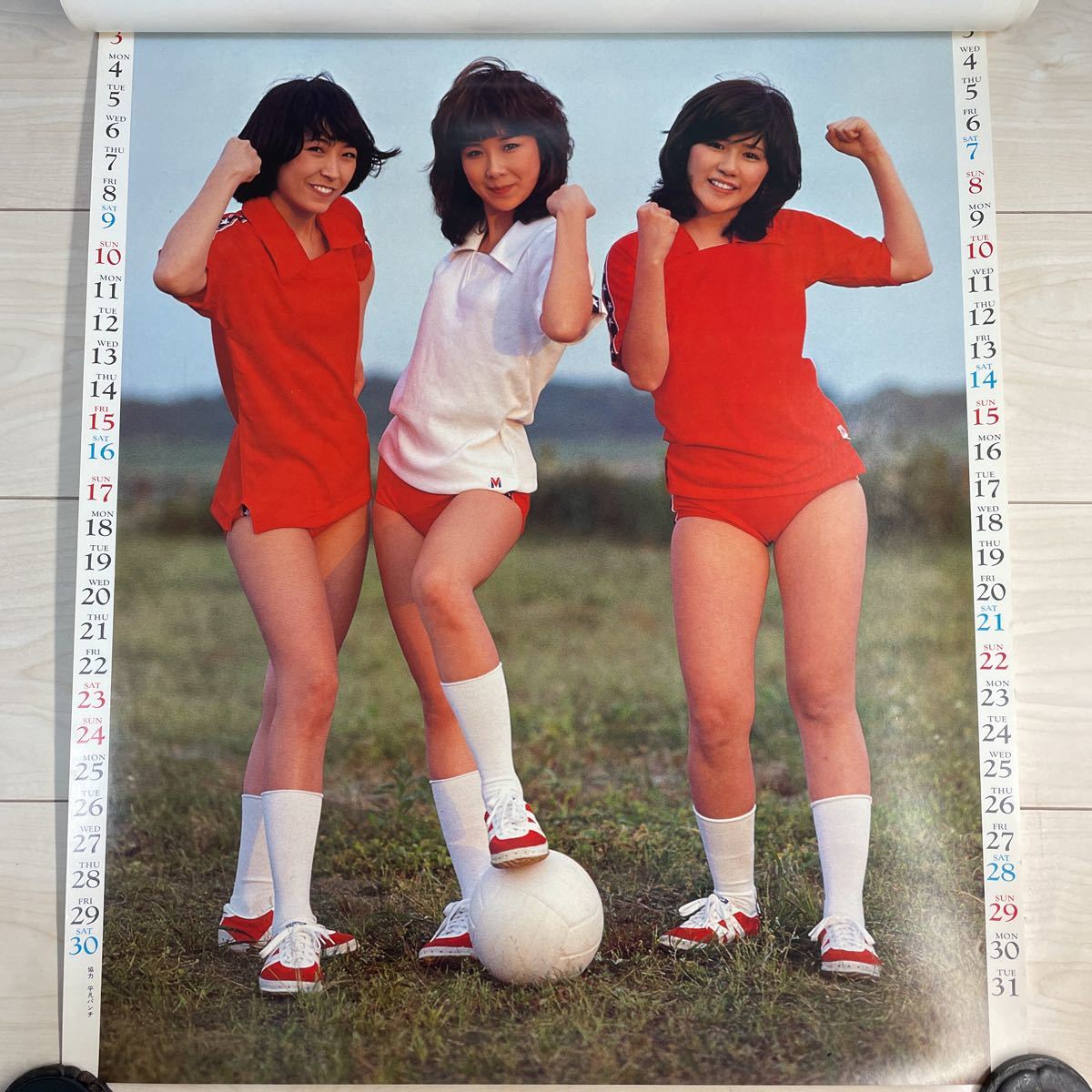 キャンディーズ 1978年ポスターカレンダー 当時物 昭和アイドル