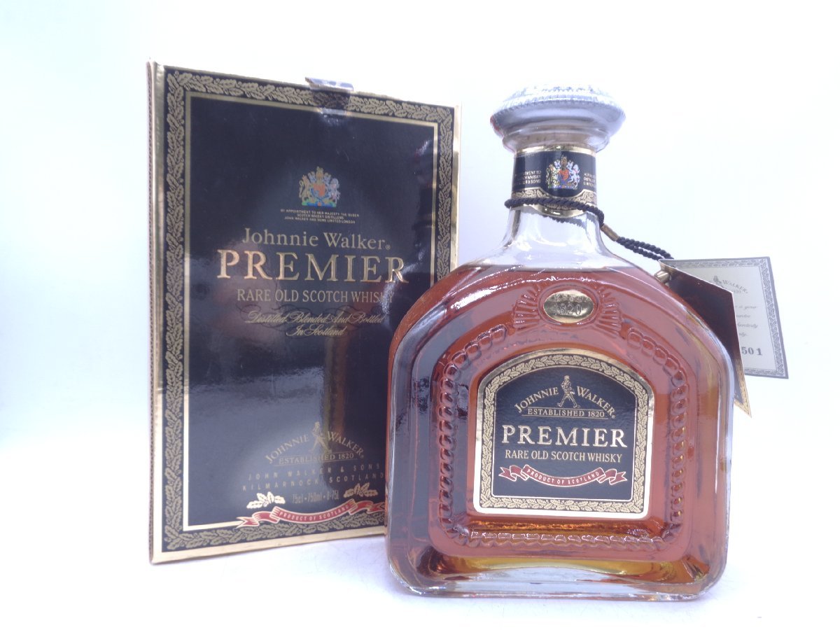 ジョニーウォーカー プレミア レア オールド 750ml 箱無　未開封　古酒 JOHNNIE WALKER PREMIER ジョニー ウォーカー プレミア レア オールド
