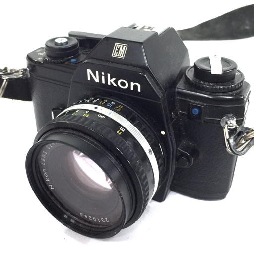 【正規品】 Nikon EM LENS SERIES E 50mm 1:1.8 一眼レフフィルムカメラ ボディ レンズ QR044-136(ニコン)｜売買されたオークション情報、yahooの商品情報をアーカイブ公開 - オークファン マニュアルフォーカス