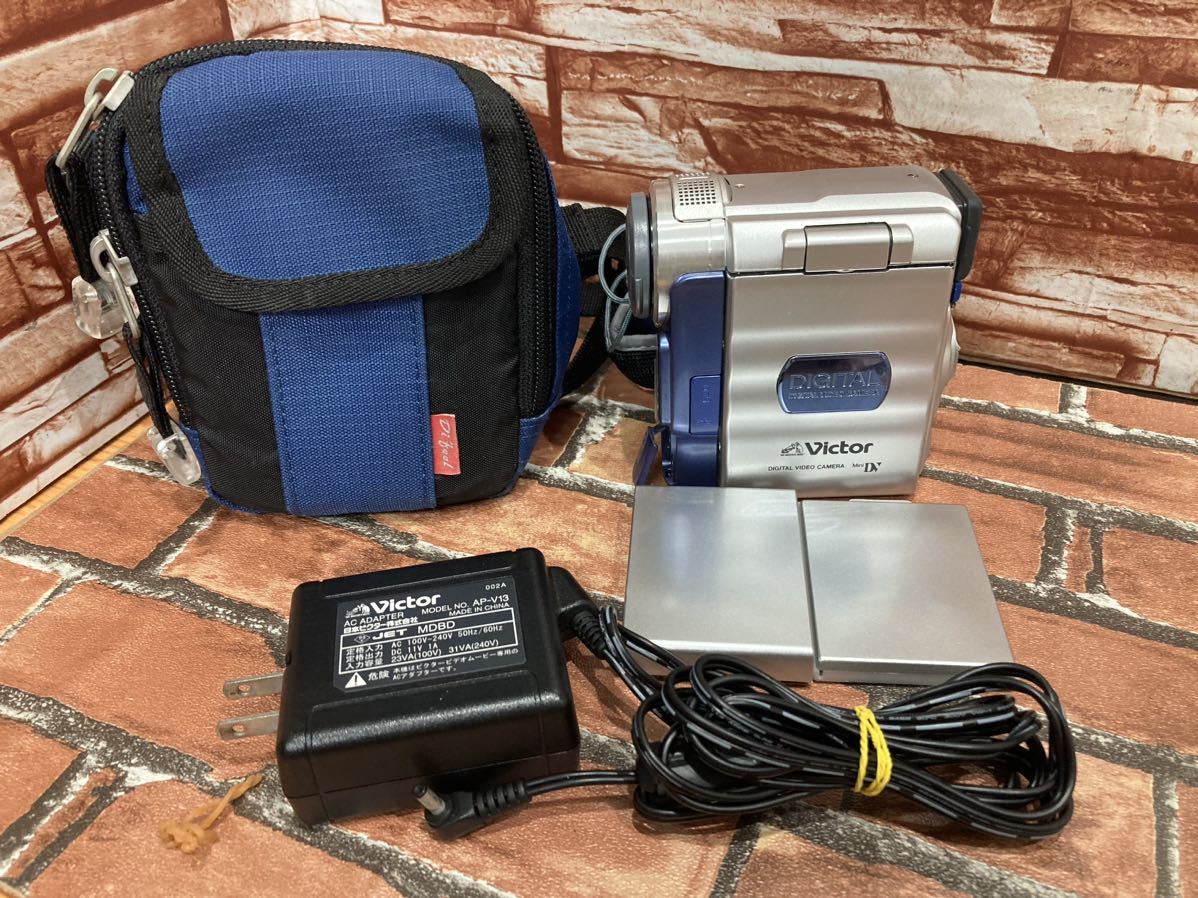 動作OK】 Victor ビクター GR-DX95K デジタル ビデオ カメラ メーカー