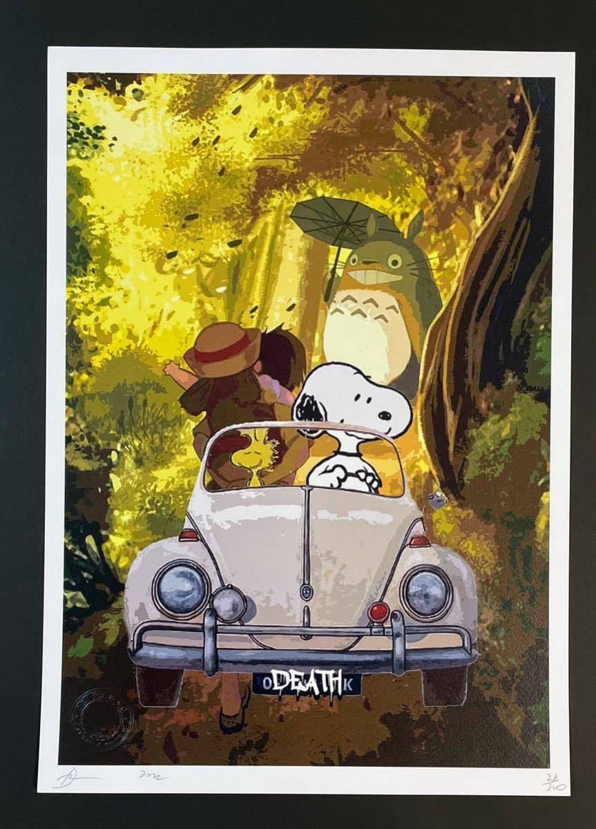 絵画　スヌーピー 人気セール，品質保証 DEATH NYC 【世界限定】限定アートポスター