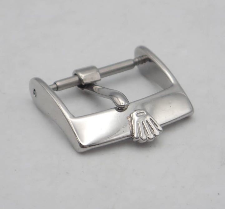 純正品 16mm ロレックス 尾錠 革ベルト 皮ベルトROLEX crown buckle