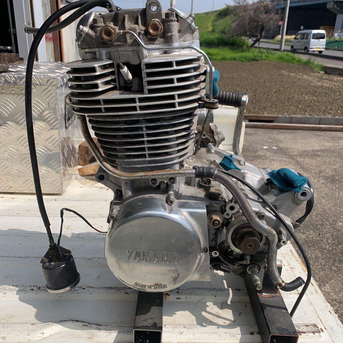 SR400 RH01J エンジン番号H313E- 中古(エンジン本体)｜売買された 