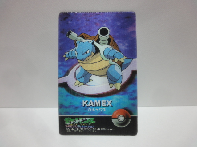 即決 ○ トミー ポケモンAG ポロックラムネ 3Dカード ○ カメックス 