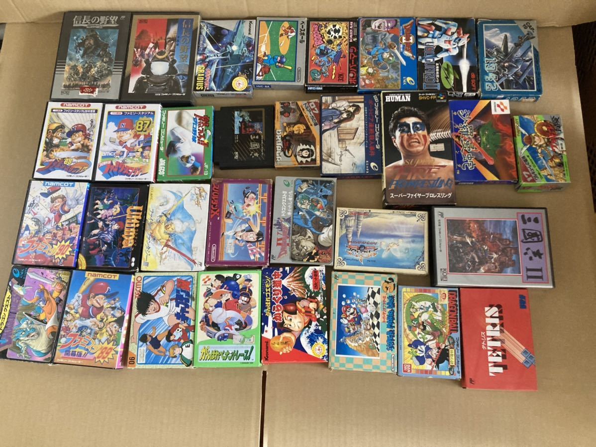 1 任天堂 スーパーファミコンソフト まとめて大量セット　動作未確認