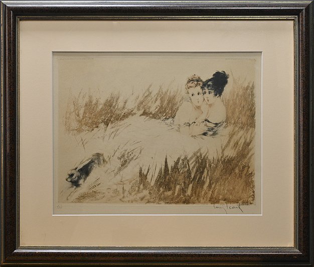 赤字超特価，新作登場】 【 ルイ ・イカール/LOUS ICART 「麦畑の中で