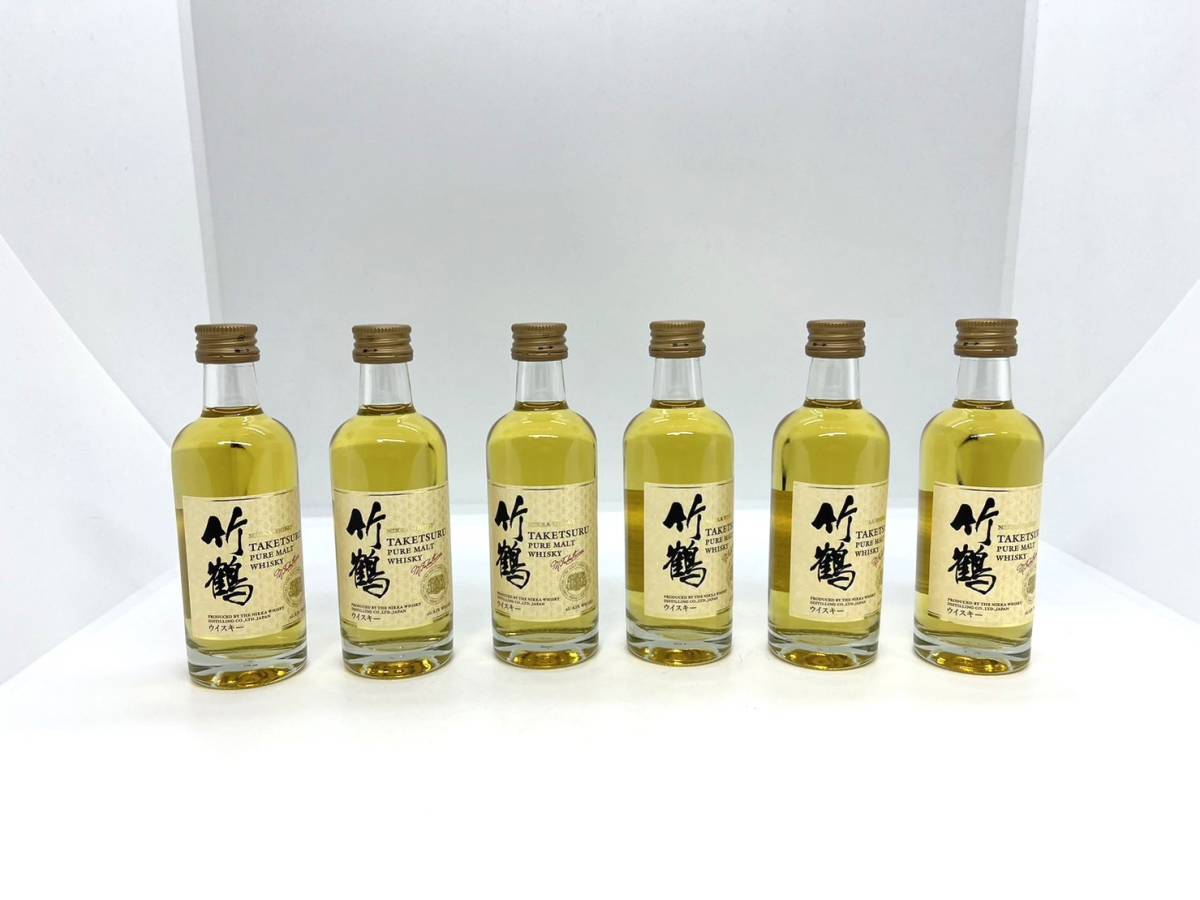 4013】NIKKA WHISKY ニッカ ウイスキー 竹鶴 ピュアモルト 50ml 43