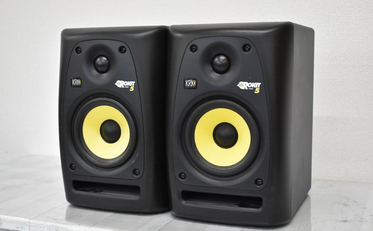 Σm3919 中古 KRK ケーアールケー パワードモニタースピーカー ROKIT5 RPG2