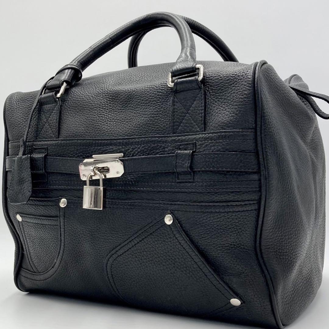 ◎美品 DOLCE&GABBANA ドルチェ&ガッバーナ シボ革 オールレザー