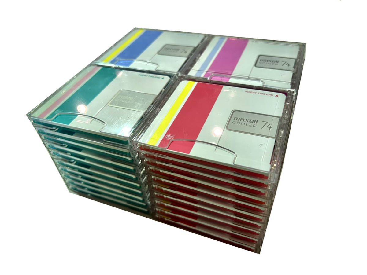 中古MDディスク 日立マクセル 録音用ミニディスク COULER 80分 MD