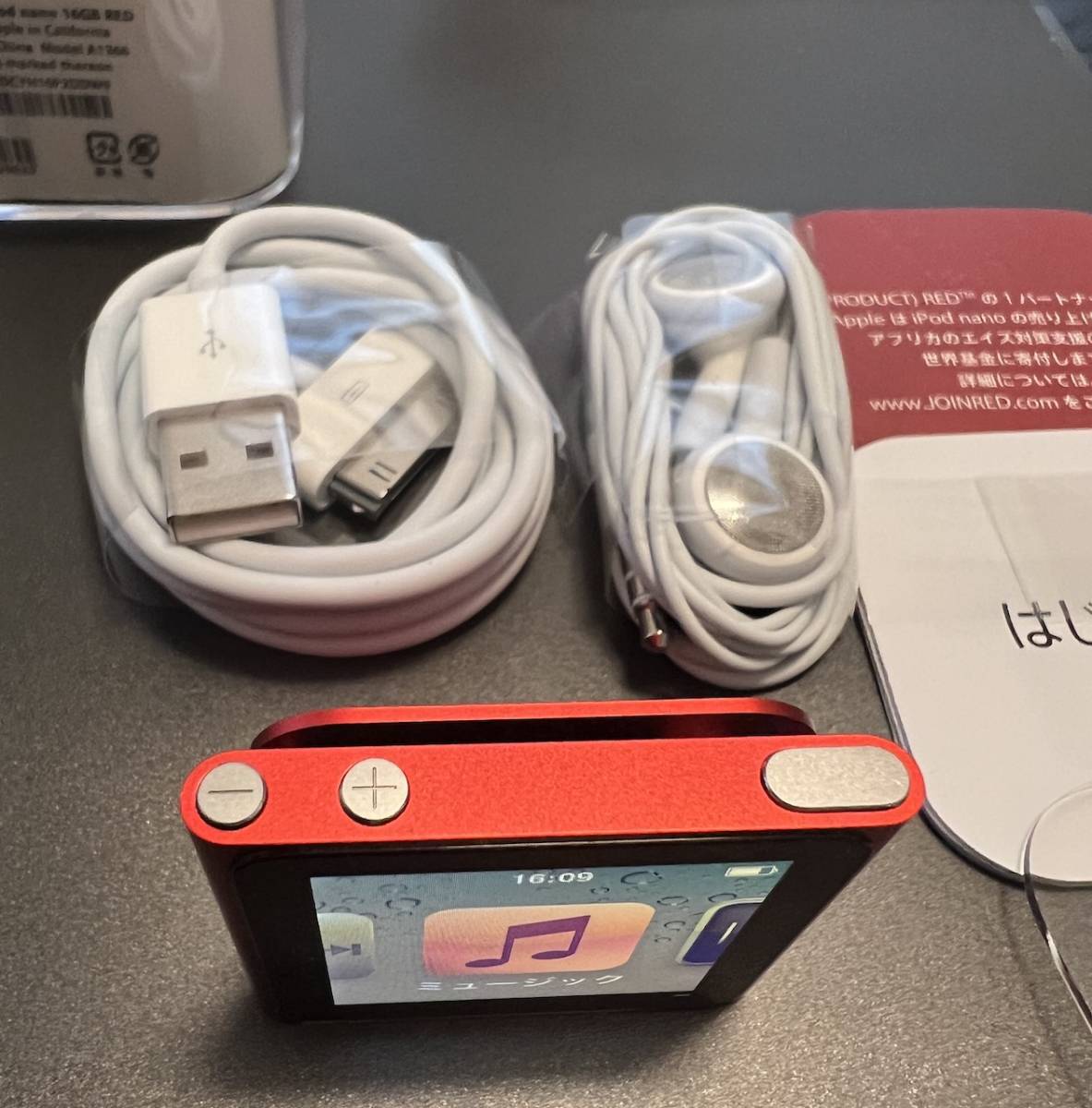 APPLE アップル iPod nano 第6世代 PRODUCT RED MC699J/A 16GB レッド