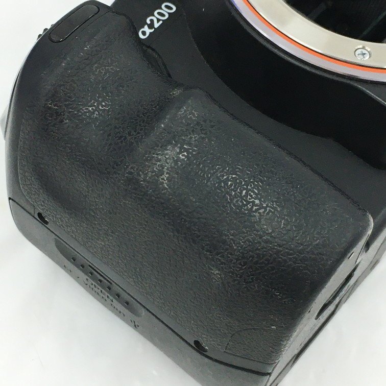 【BDAU9019】ソニー SONY α200 (DSLR-A200)　通電確認済み SONY DSLR-A200 α200 Yahoo!オークション 7623ソニー 18-70mm☆