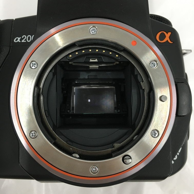 【BDAU9019】ソニー SONY α200 (DSLR-A200)　通電確認済み SONY DSLR-A200 α200 Yahoo!オークション 7623ソニー 18-70mm☆