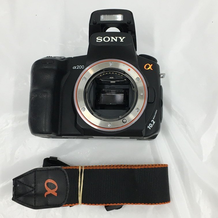 【BDAU9019】ソニー SONY α200 (DSLR-A200)　通電確認済み SONY DSLR-A200 α200 Yahoo!オークション 7623ソニー 18-70mm☆