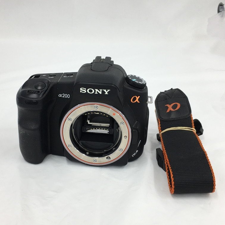 【BDAU9019】ソニー SONY α200 (DSLR-A200)　通電確認済み SONY DSLR-A200 α200 Yahoo!オークション 7623ソニー 18-70mm☆