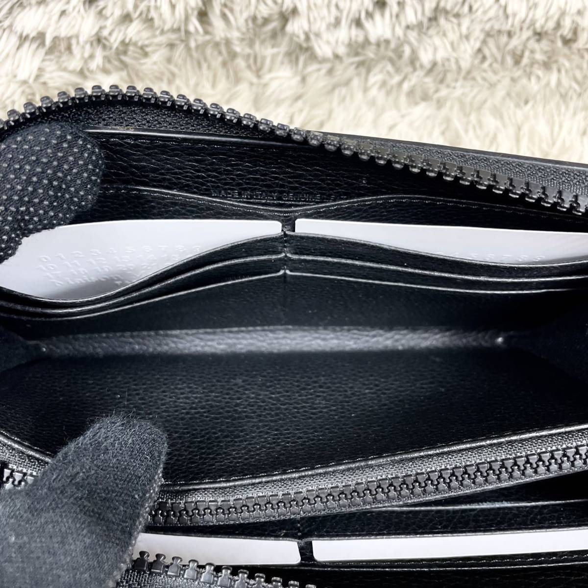 超絶美品 1スタ Maison Margiela メゾンマルジェラ 長財布 L字 超絶美品 1スタ Maison Margiela メゾンマルジェラ 長財布 L字