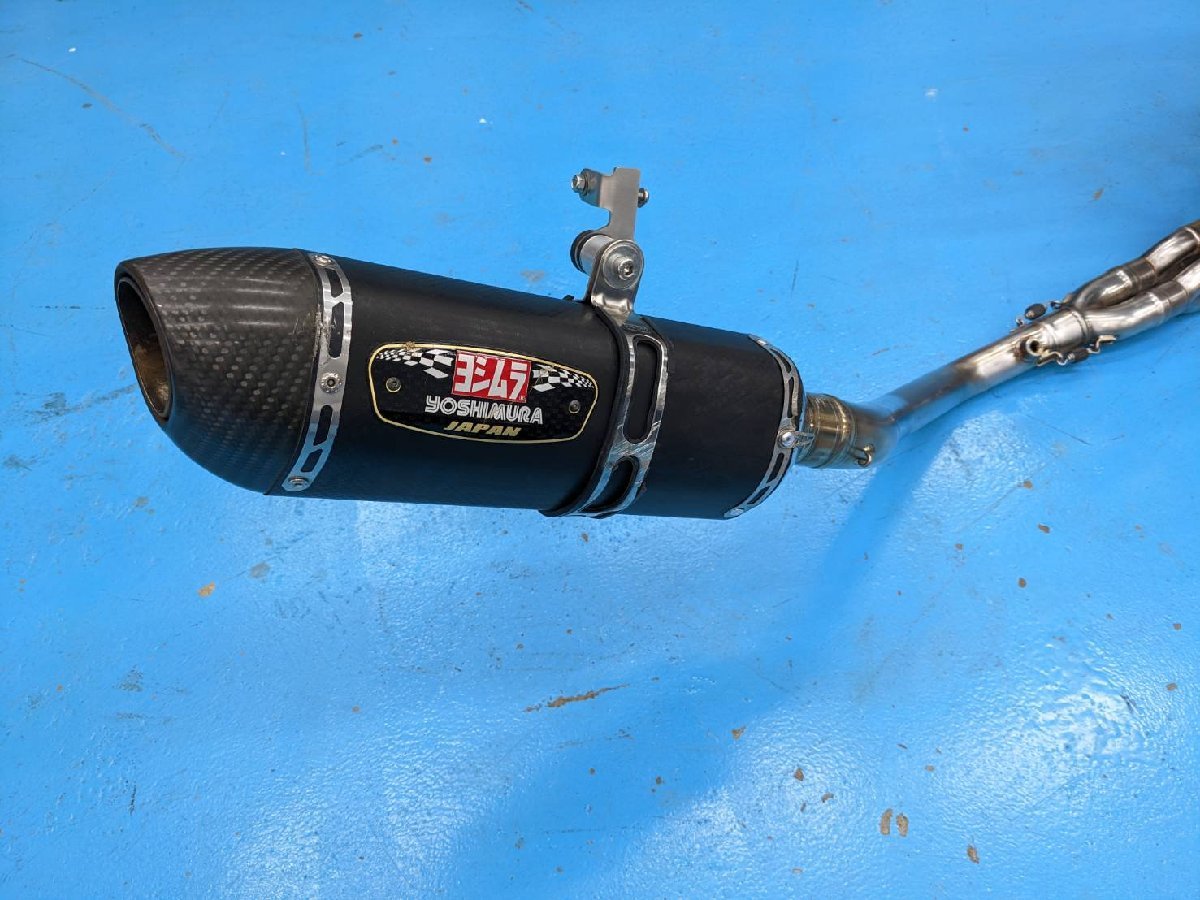 ZX25R用 ヨシムラマフラー R-77Sサイクロン カーボンエンド 政府認証