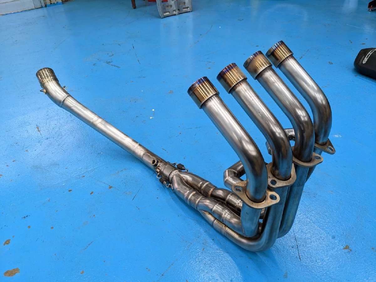 ZX25R用 ヨシムラマフラー R-77Sサイクロン カーボンエンド 政府認証