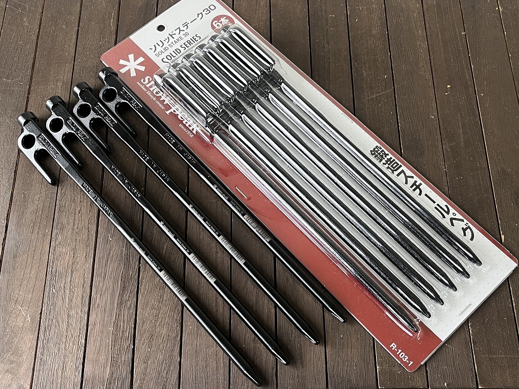 ソリッドステーク30 ペグ 未使用 snowpeak スノーピーク