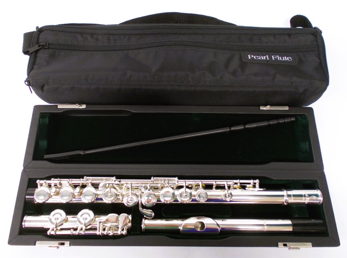 ✨良品✨Pearl パール フルート ハードケース付 吹奏楽 初心者～中級者向 Pearl flute フルートケース Pearl 数量限定品 LL-FLCH2 PB ピンク