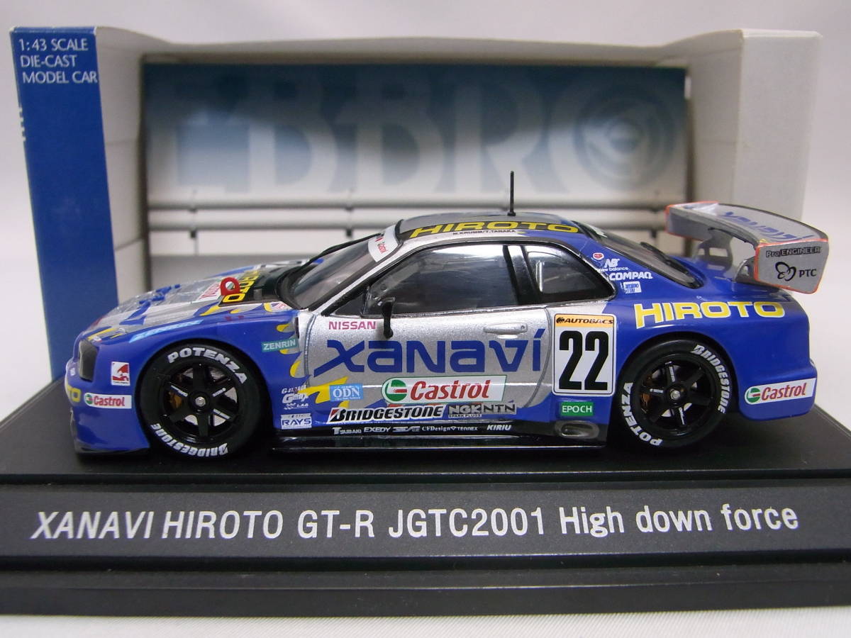 ヒロ ☆1円～ゲキレア!☆XANAVI HIROTO GT-R HIGH DOWN FORCE JGTC 2001 1