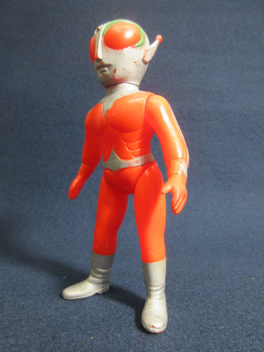 希少 当時物 ポピー ファイヤーマン 約19cm 円谷プロ ソフビ 昭和 