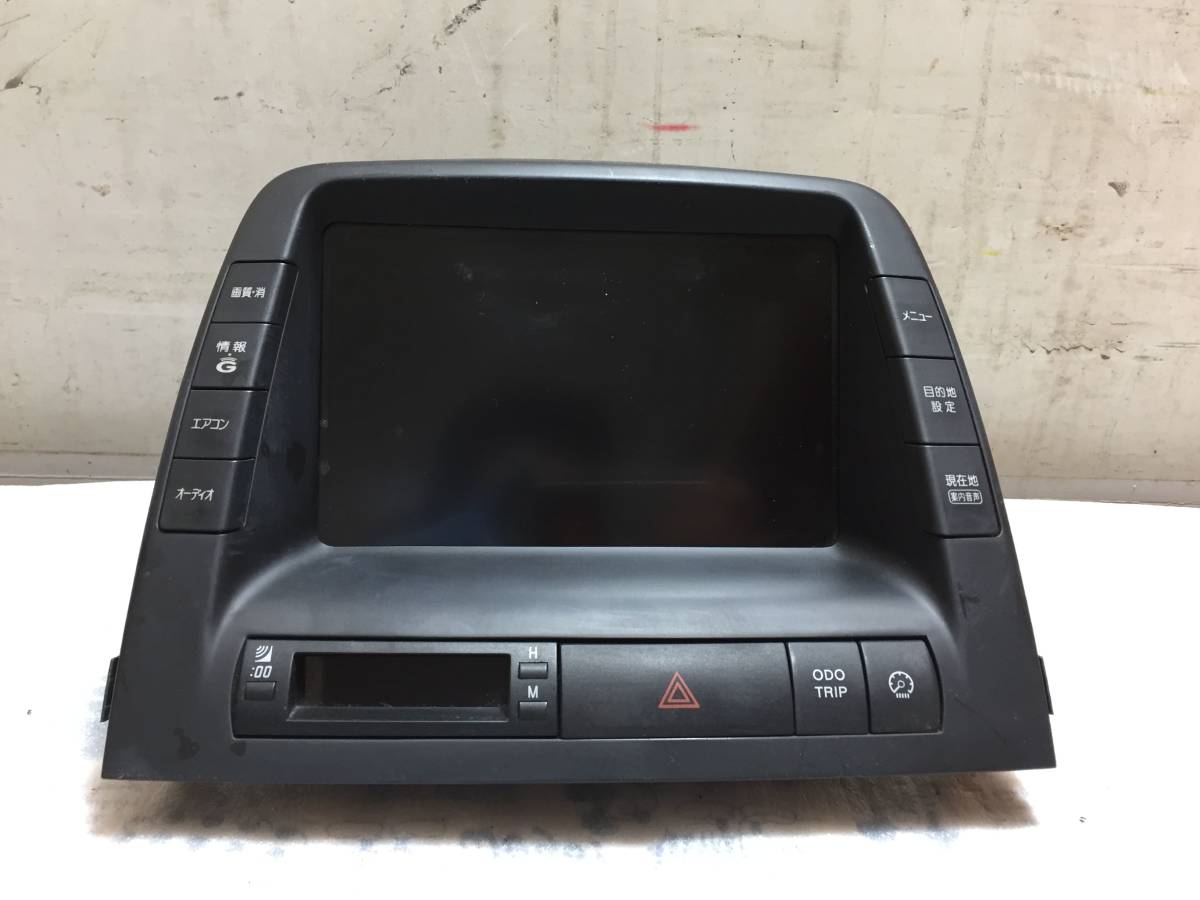 トヨタ NHW20 プリウス 純正 マルチ ナビ モニター 86110-47052 S/NO