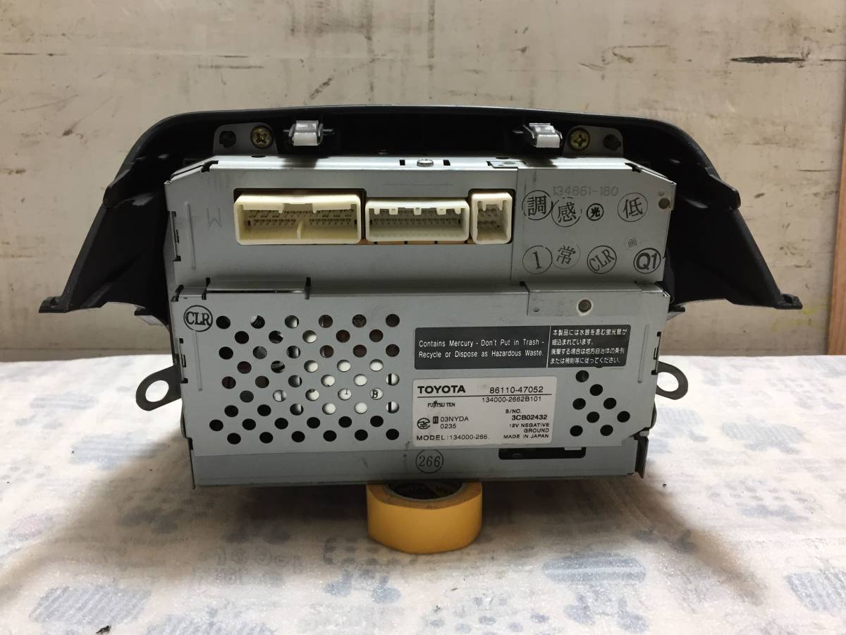 ○トヨタ プリウス NHW20 純正 HDDマルチナビモニター 86110-47200