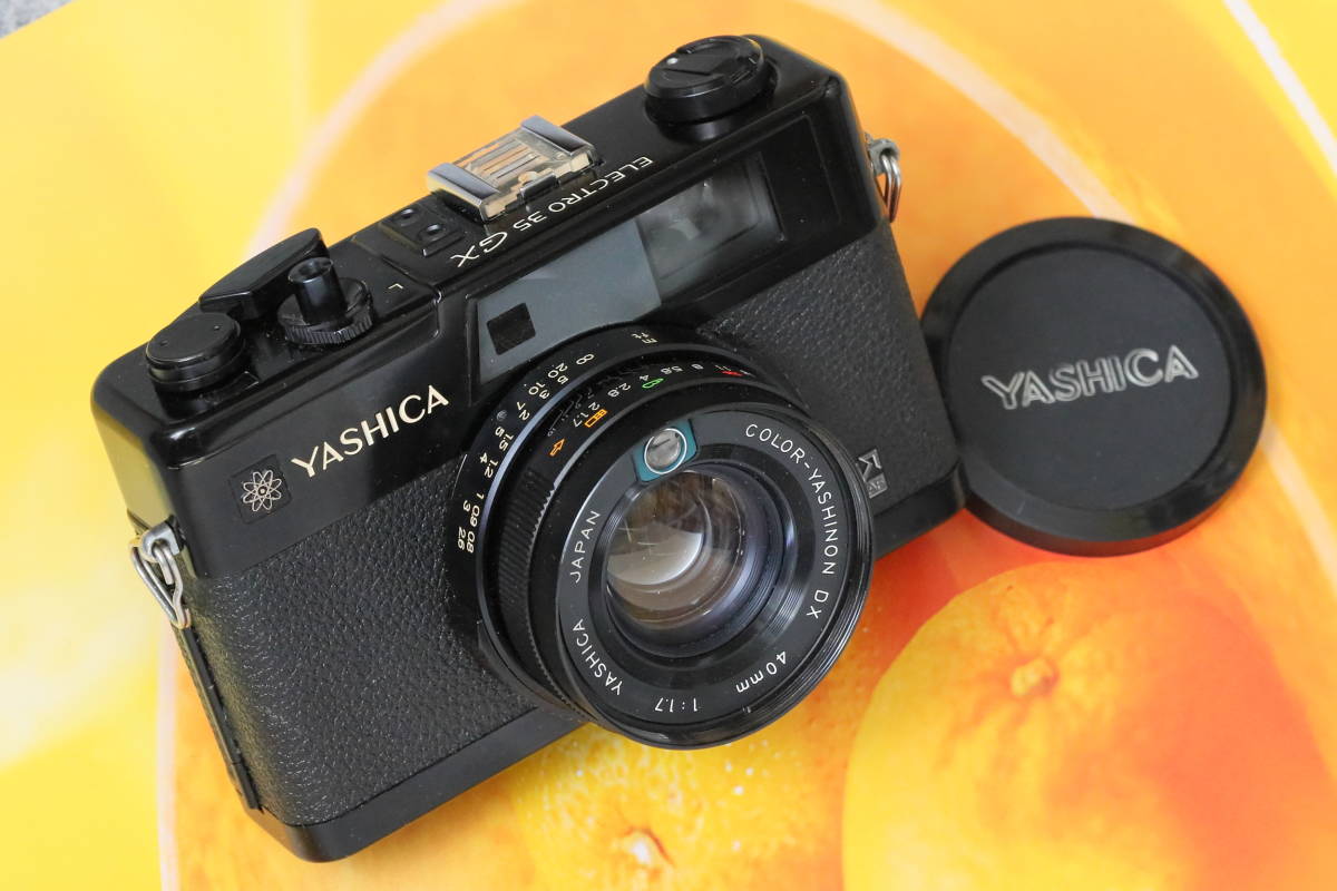 ヤシカ YASHICA ELECTRO35 GX ブラック 完動美品 GX YASHICA ヤシカ