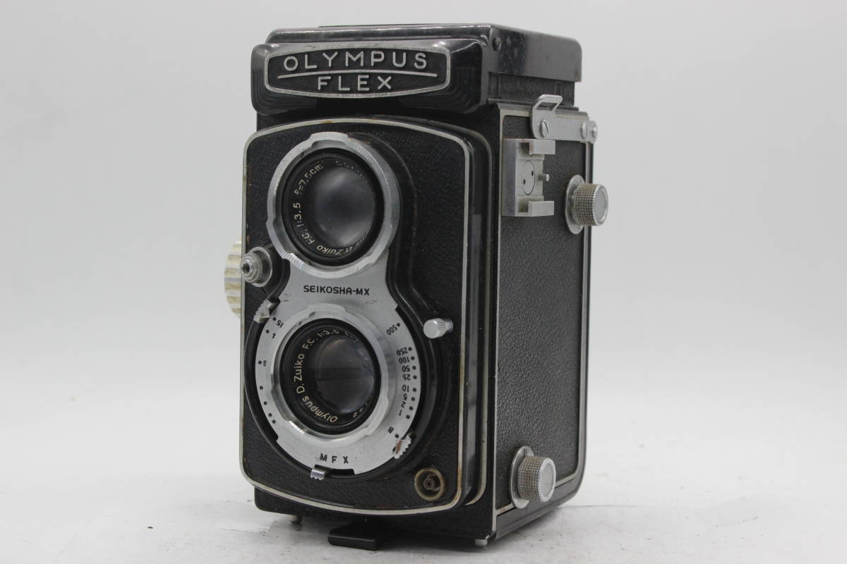 【訳あり品】 オリンパス Olympusflex D.Zuiko F.C. 7.5cm F3.5 二眼カメラ C5059