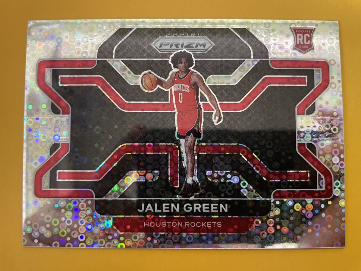 2021-22 Panini prizm fast break variation jalen green RC 変化版パラレルルーキーカード　NBAカード