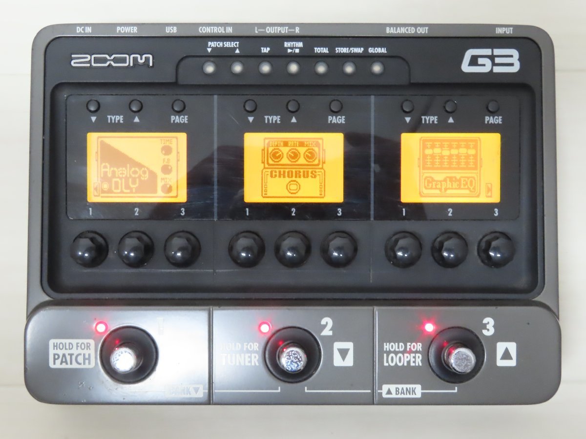 ZOOM ギター用エフェクト アンプシミュレーター G3 Version 2.0 