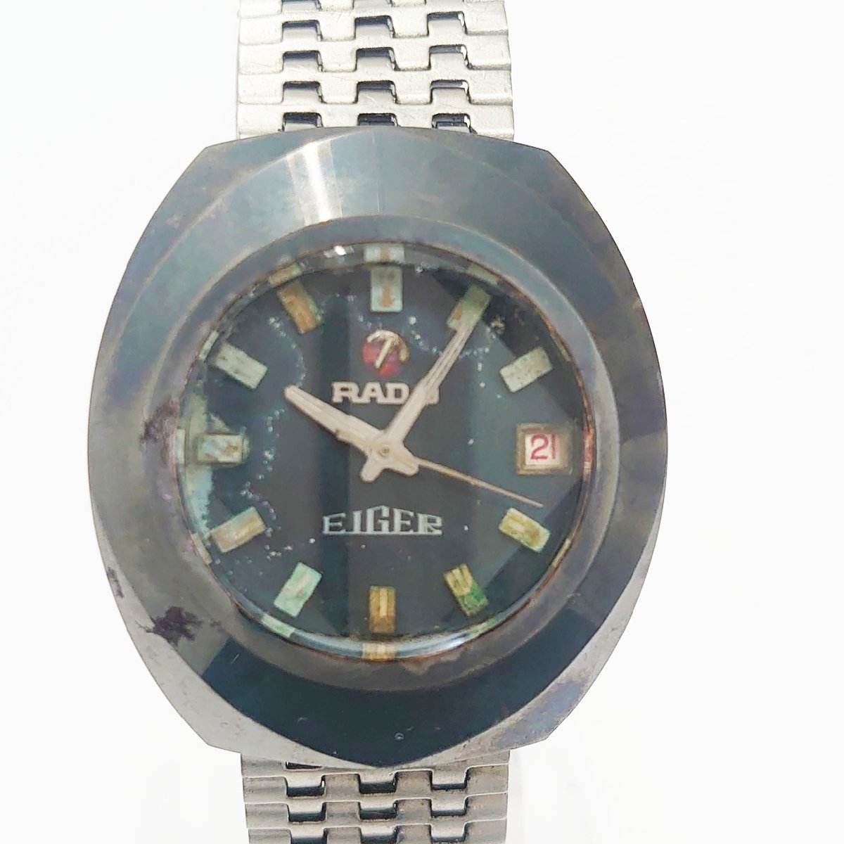 1円スタート】【訳あり品】RADO ラドー EIGER アイガー SS カット 