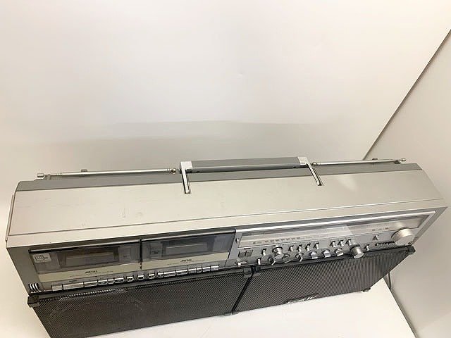 LSE75042大 シャープ ザ・サーチャーWデッキ メタルラジオカセット LSE75042大 シャープ ザ・サーチャーWデッキ メタルラジオカセット