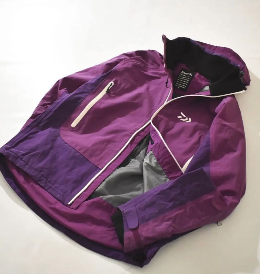 ダイワ ゴアテックス　レイン ジャケット XL パープル★メンズ