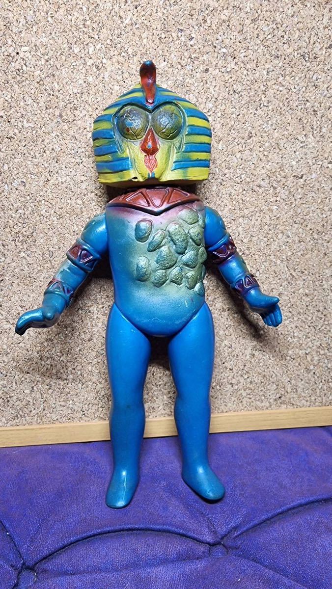 仮面ライダー 1号 怪人 エジプタス ソフビ人形 旧バンダイ (ソフビ 