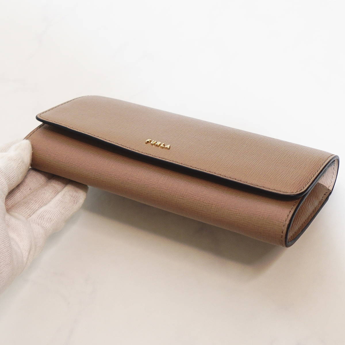 未使用 FURLA フルラ 長財布 ベージュ フルラ FURLA 長財布 L字 