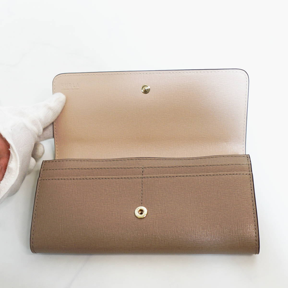 未使用 FURLA フルラ 長財布 ベージュ フルラ FURLA 長財布 L字 