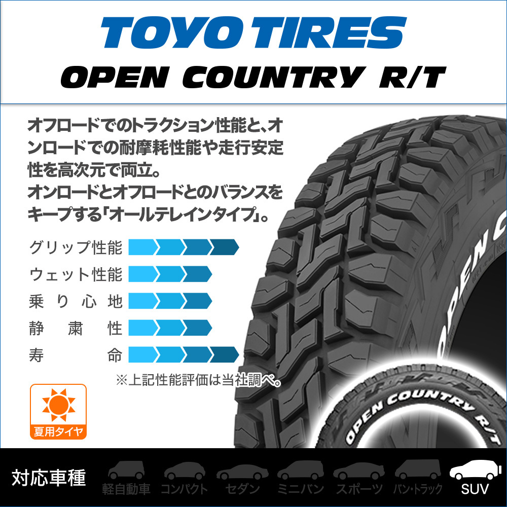 Toyo Tires Open Country R/T 入れ直し 4本セット 値引き可