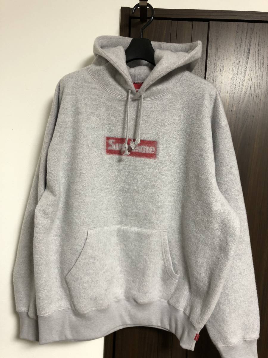 新品 M シュプリーム Supreme Inside Out Box Logo Hooded Sweatshirt インサイドアウト ボックスロゴ パーカー ヘザーグレー 23SS