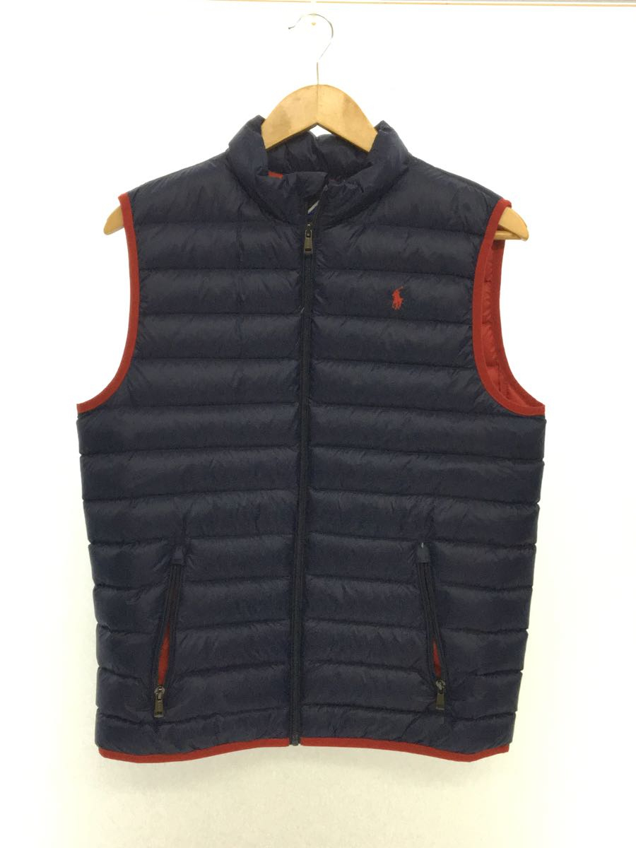 POLO by POLO RALPH LAUREN◇ダウンベスト/XL/ナイロン/NVY Ralph