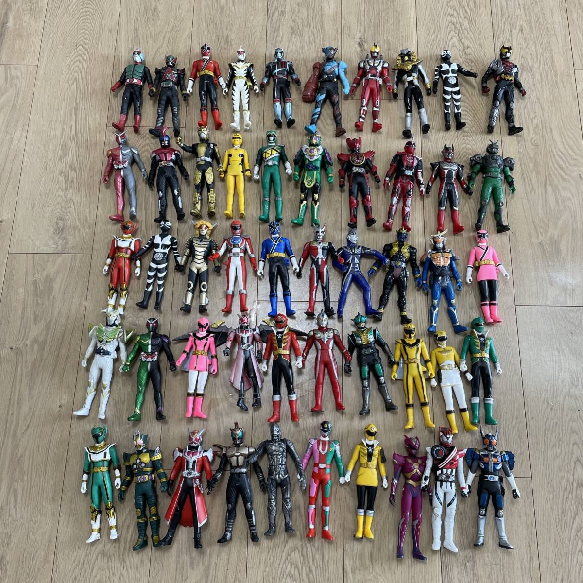 1円スタート】 ヒーローソフビ まとめ 約13kg 仮面ライダー 