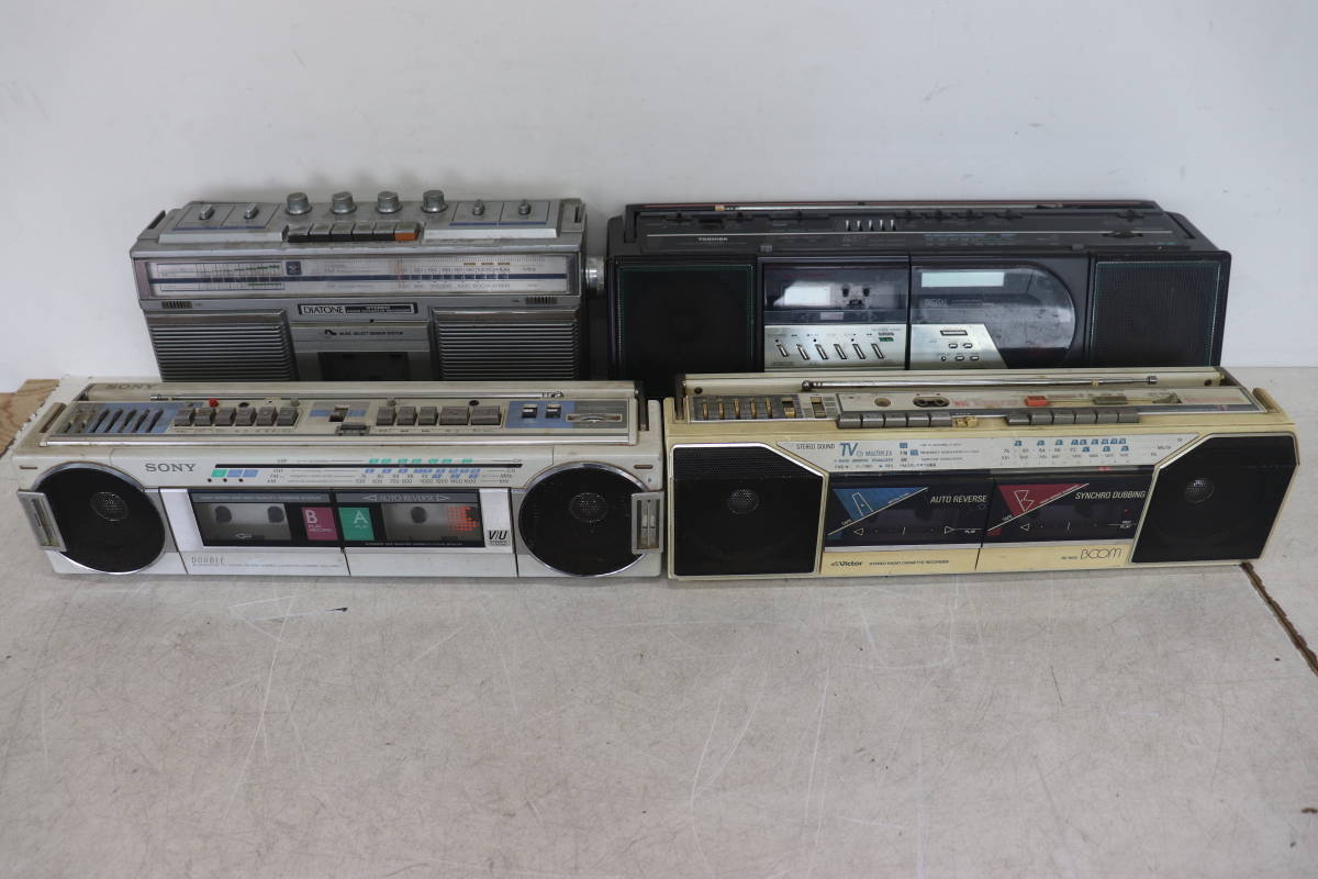 Y16/785 SONY DIATONE VICTOR 東芝 ラジカセ RC-W55 CFS-W90 RT-CD1 JR
